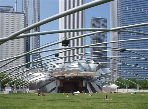 Jay Pritzker Pavilion Chicago 2004 Structurae