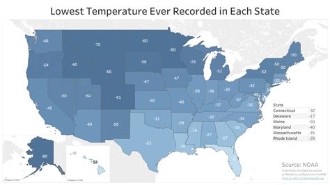 Here Is The Highest Temperature Ever Recorded Each US States In With F C In Comment R