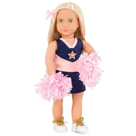 Spell Playtime K H L O E With The Our Generation 18 Inch Cheerleading Doll This Eager