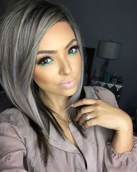 4 Bold And Edgy Hair Color Ideas To Try This Summer Grey Hair Color