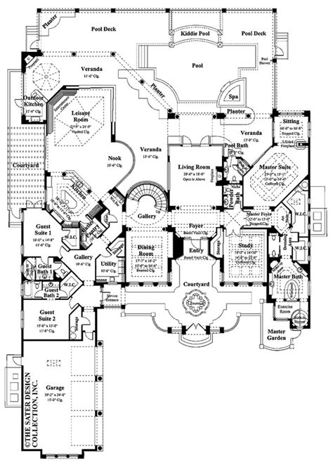 Luxury Mansion Floor Plans