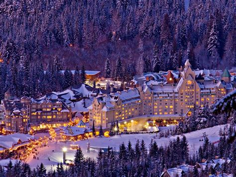 Just Another Mid Winter Night In Whistler Village Whistler Whistler