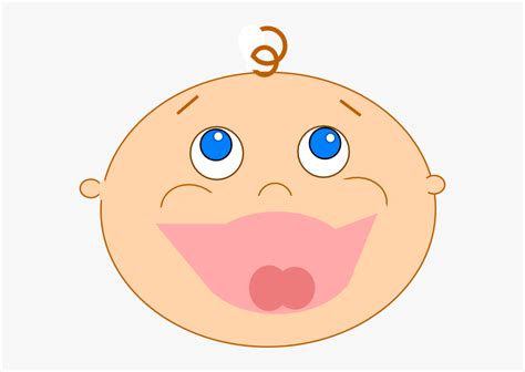 Laughing Baby Svg Clip Arts Laughing Baby Face Cartoon Hd Png