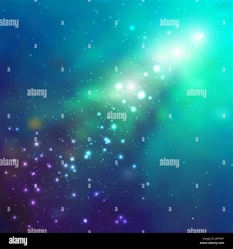 Space Vector Background With Stars Universe Illustration Colored