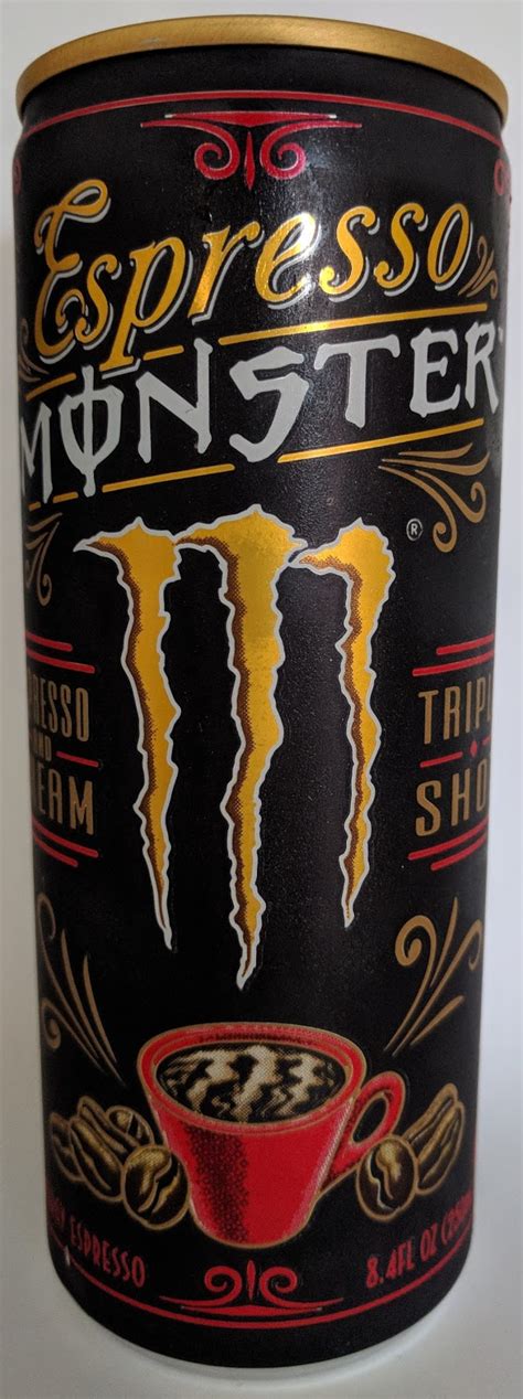 I started drinking energy drinks around middle school, but after my first year of college, i decided to stop drinking them. Caffeine King: Espresso Monster Espresso and Cream Energy ...