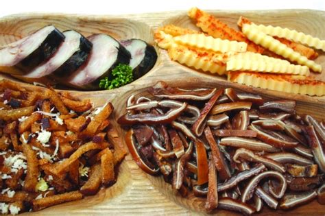 Specialties snacks to beer cold snacks salads soups traditional sausages hot dishes fish and seafood side dishes desserts bread and pastries sauces. Cold Snacks