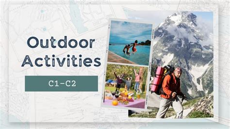 Outdoor Activities C1 C2 7esl Membership