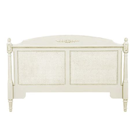 Elle est conçue pour accueillir un sommier de 160 cm.dim. Tête de Lit Gustavien Blanc Vieilli 140/160 - Lits & Têtes ...