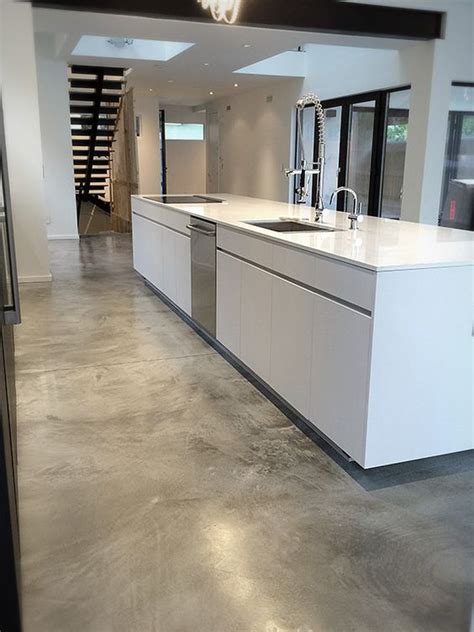 They are perfect as a backsplash in your kitchen and. 31 Concrete Flooring Ideas With Pros And Cons - DigsDigs