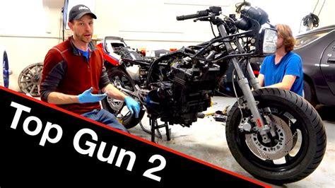 Top Gun Maverick Kawasaki Ninja Motorcycle Build 2 Youtube