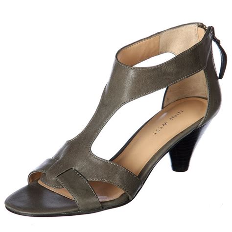 Grey Dress Sandals 2 Inch Heel ~ Greek Sandals