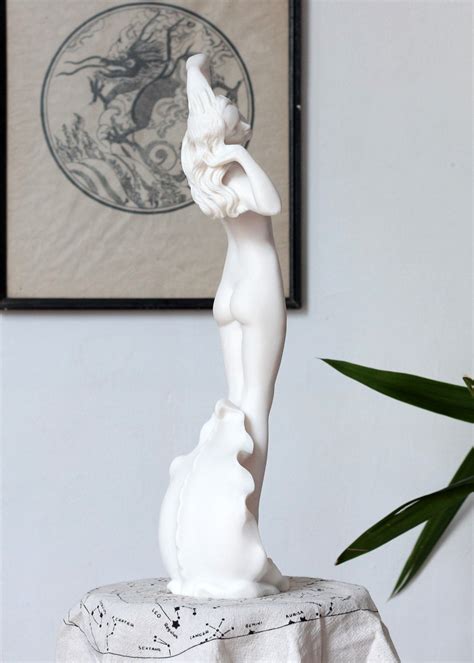 Aphrodite Goddess Statue Naked Woman Marble Sculpture Etsy Canada