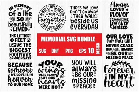 Memorial Svg Bundle Graphic By Nazrulislam405510 · Creative Fabrica