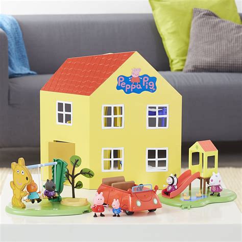 Peppa Pig Peppa's Deluxe Family Home House Large Playset With Figure