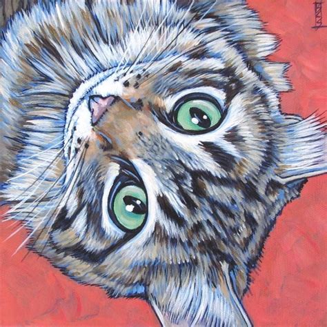 Paint my pet portraits offers custom made prints of your dog, cat, rabbit and other pets! 8" x 8" Custom Pet Portrait Painting in Acrylic Paint on ...