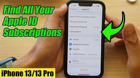 Iphone 1313 Pro How To Find All Your Apple Id Subscriptions Youtube