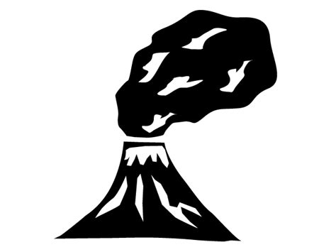 Volcano Clipart Black And White Free Download On Clipartmag