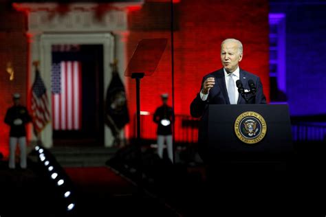 Opinion Biden Chose The Perfect Stage For His Speech On Democracy