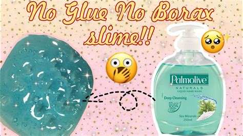 Hand Soap Slime 💧 Testing No Glue And No Borax Hand Soap Clear Slimes