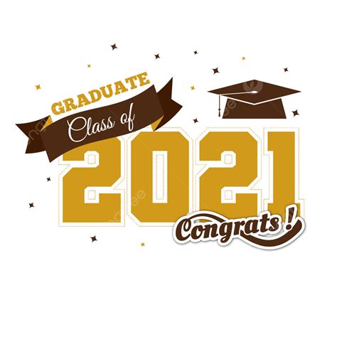 Graduation Congrats Vector Hd Png Images Typography Graduate Class Of