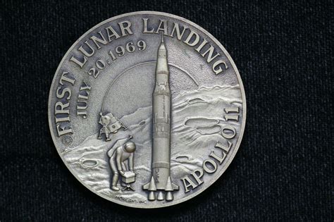 1969 First Lunar Landing Apollo 11 Commemorative Bronze Medal Ideas
