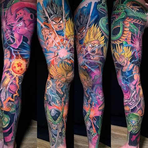 The biggest gallery of dragon ball z tattoos and sleeves, with a great character selection from goku to shenron and even the dragon balls themselves. tattooli.com120.jpg Image 10/4/2018 9:39 AM | Z tattoo, Sleeve tattoos, Dragon ball tattoo