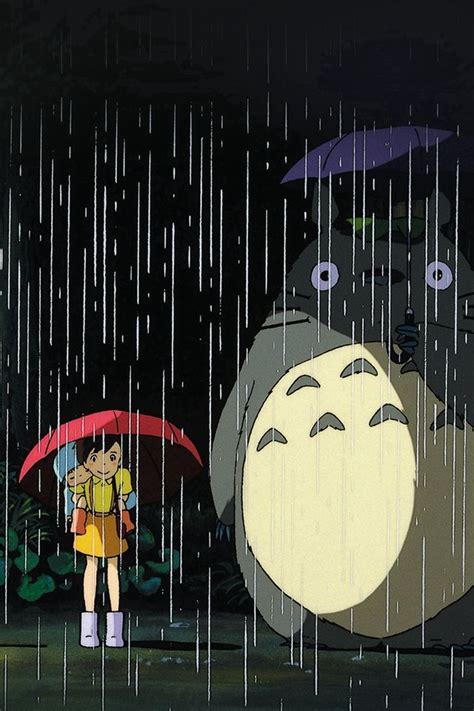 But among the whole mass of his immense creative heritage, one can distinguish most famous and especially outstanding works. My Neighbor Totoro Art Illust Rain Anime iPhone 4s ...
