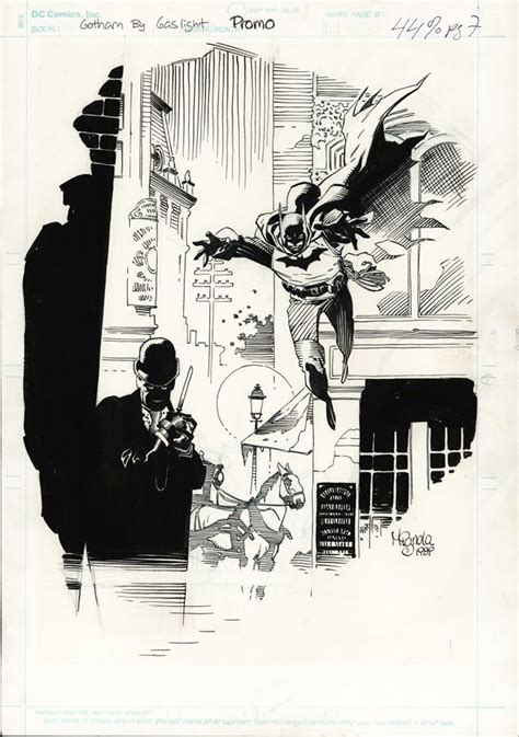 Boceto Promo De Mike Mignola Para Batman Gotham By Gaslight Podéis