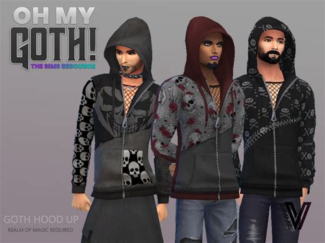 The Sims Resource Oh My Goth Hood Up