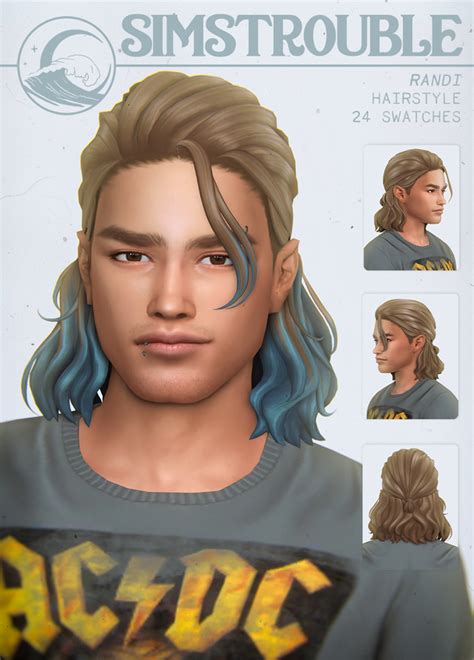 Randi By Simstrouble Simstrouble On Patreon In 2023 Sims Hair Sims