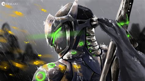 Genji Overwatch Fan Art With Speedpaint By Demaridraws On Deviantart