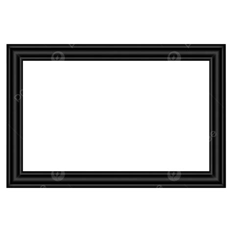 Simple Black Frame Border Frames Borders Photocall Png Transparent