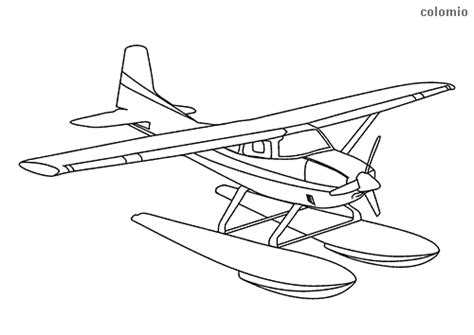 Airplane coloring pages for kids. Airplanes coloring pages » Free & Printable » Airplane ...
