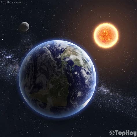 Planeta Tierra Y El Sol Tophoy
