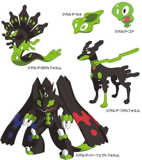 Pokemon Zygarde Forms Pokemon Game Characters Pokemon Mewtwo