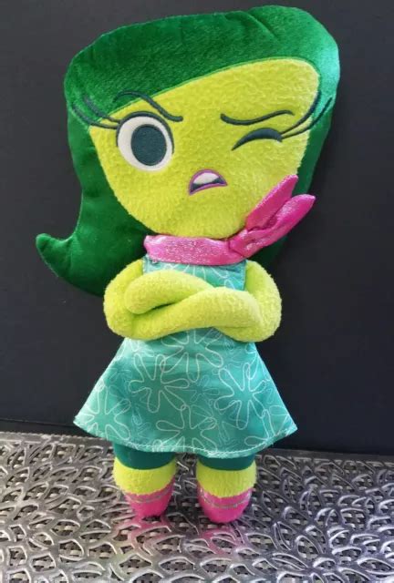 Disney Pixar Inside Out 12 Character Disgust Stuffed Plush Green 11