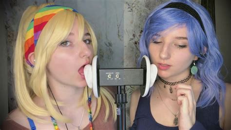 Asmr Twin Ear Licking Lesbian Edition