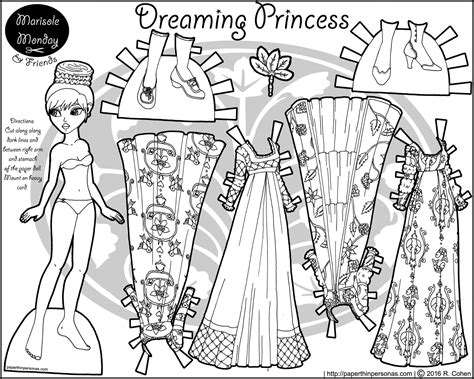 Free Printable Princess Paper Dolls And Clothes Princess Colour