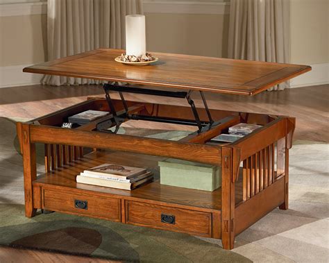 It needs to hold books, magazines, drinks, food — even games on game night. Coffee Tables That Lift Up | Roy Home Design