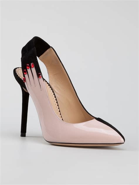 Charlotte Olympia Hands Up Pumps Shoes Post