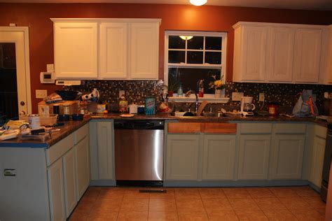 I jumped on that bandwagon. Chalk Painted Kitchen Cabinets: 2 Years Later • Our ...