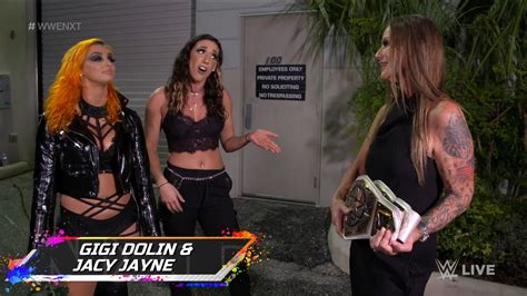alundra blayze tells toxic attraction they have to earn the titles wwe nxt july 26 2022 nxt