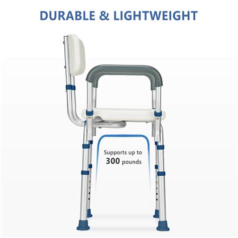 Buy Greenchief Shower Chair With Back And Arms Bathtub Lift Chair With