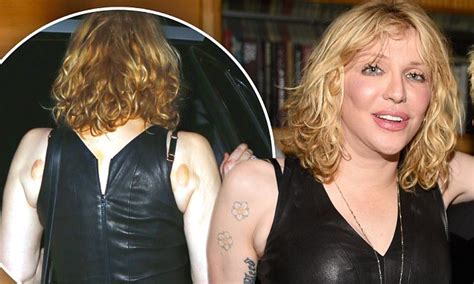 Courtney Love Reveals Cupping Marks On Her Back At Jimmy Choo Party Daily Mail Online