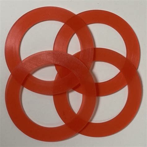 Mansfield Mm Od Mm Id Pack Of Replacement Red Silicone Seals Nuflush