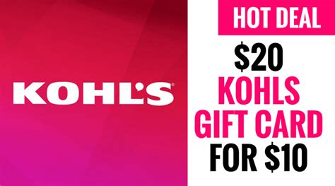 With a commitment to inspiring and empowering families to lead fulfilled we use cookies to improve and customize your experience on our site. $20 Kohls Gift Card for $10 | Gift card, Cards, Kohls