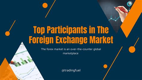 Top Participants In The Foreign Exchange Market Trading Fuel