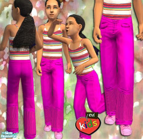 The Sims Resource Evi Spring Pants 2