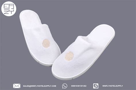Luxury 100 Custom Disposable Slippers For Guests Winfly