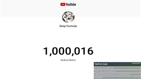 Countdown To 1 Million Subscribers Youtube
